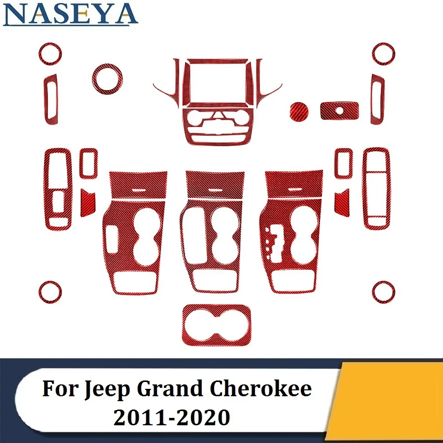 Разные детали для Jeep Grand Cherokee 2011-2020, красные наклейки из углеродного волокна, декоративные аксессуары для салона автомобиля
Разные детали для Jeep Grand Cherokee 2011-2020, красные наклейки из углеродного волокна, декоративные аксессуары для салона автомобиля