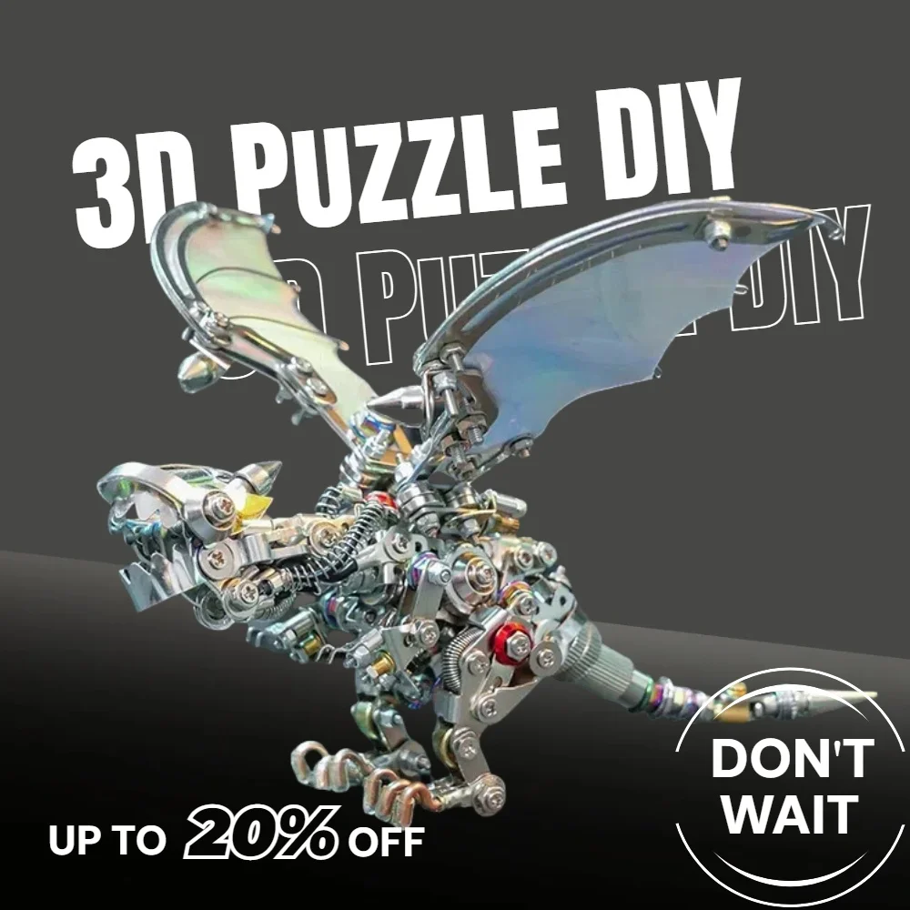 630PCS Nidhogg Metal Assembled Model Dragon 3D Puzzle DIY Handmade Building Blocks Precision Toy Male Gift
630PCS Nidhogg Metal Assembled Model Dragon 3D Puzzle DIY Handmade Building Blocks Precision Toy Male Gift