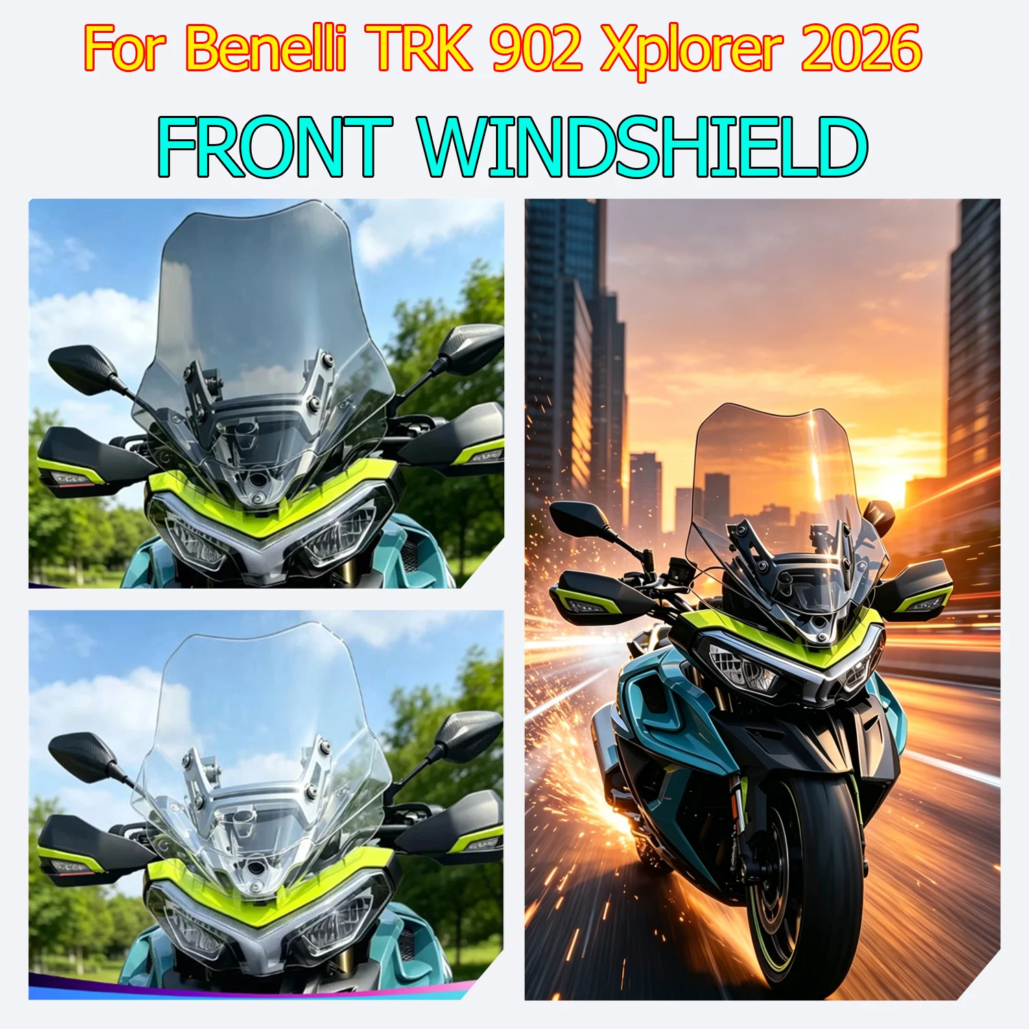 For Benelli TRK 902 Xplorer 2026 Motorcycle Windshield TRK902X TRK 902X NEW High Quality Anti-Wind Dust Front Windscreen
For Benelli TRK 902 Xplorer 2026 Motorcycle Windshield TRK902X TRK 902X NEW High Quality Anti-Wind Dust Front Windscreen