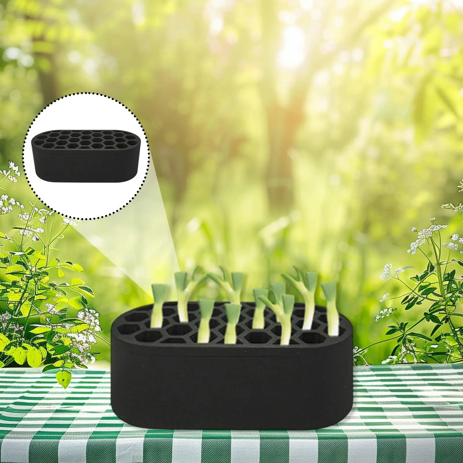 Plant Starter Tray Growing Tray Multi Slots Portable Seedling Starter Kit, Planting Container for Kitchen Restaurant Household 
Plant Starter Tray Growing Tray Multi Slots Portable Seedling Starter Kit, Planting Container for Kitchen Restaurant Household