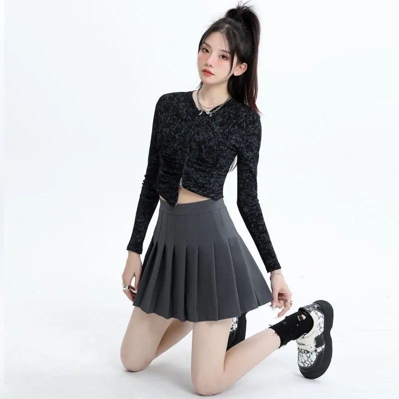 Pleated Mini Skirts Women Summer High Waist Korean Preppy Style Jk Kawaii A-line Fashion Hotsweet College Stylish Chic All-match
Pleated Mini Skirts Women Summer High Waist Korean Preppy Style Jk Kawaii A-line Fashion Hotsweet College Stylish Chic All-match