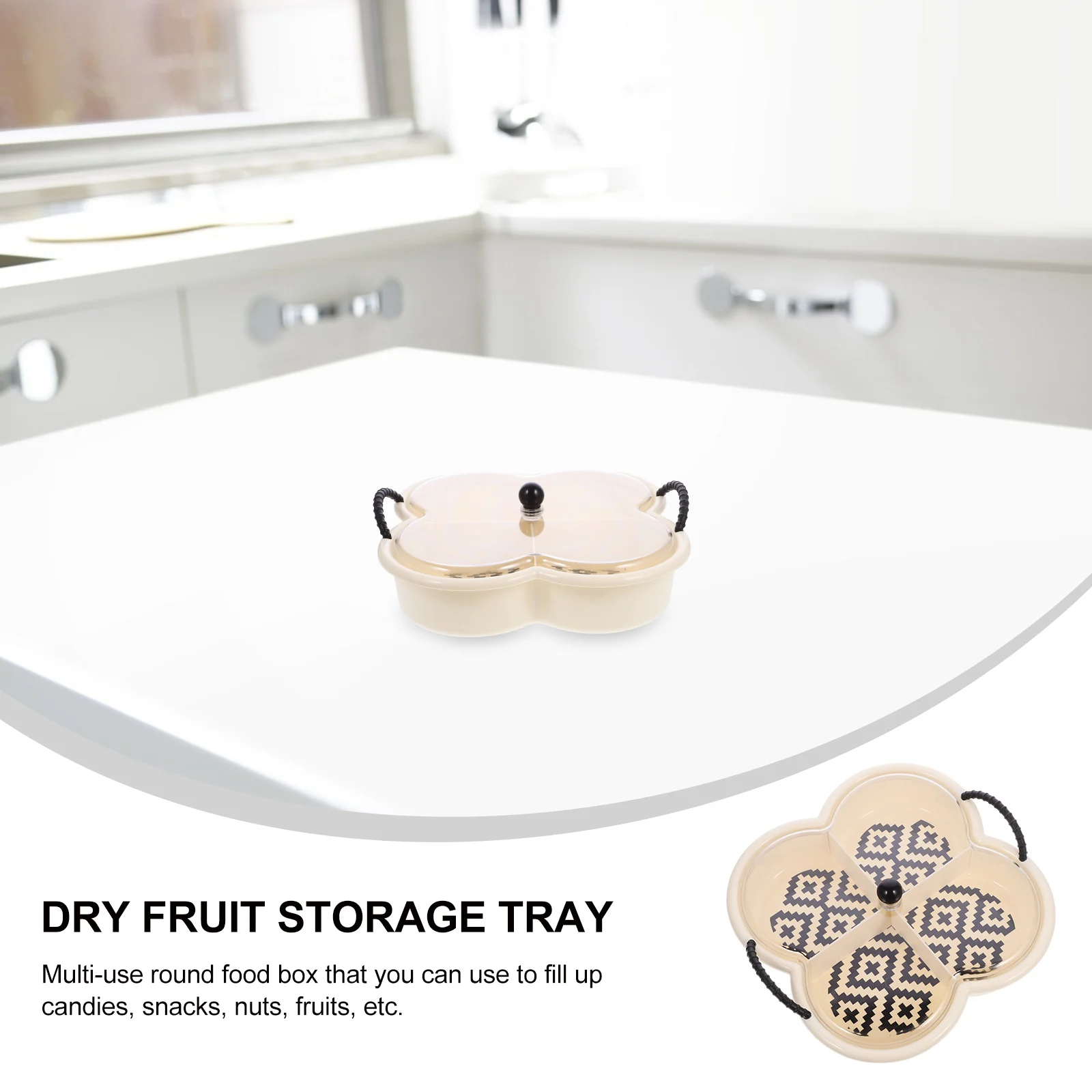 Multi Grid Fruit Plate Lid Cream White Black Pattern Snack Tray Nut Storage Box Dry Food Container Party Home Kitchen Bar
Multi Grid Fruit Plate Lid Cream White Black Pattern Snack Tray Nut Storage Box Dry Food Container Party Home Kitchen Bar