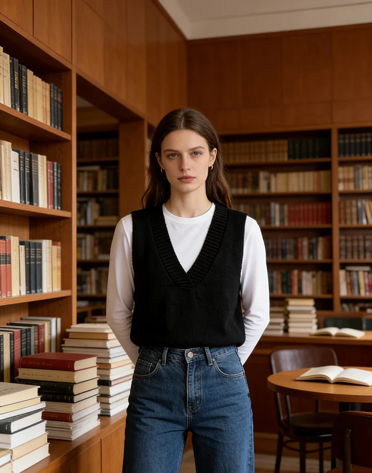 Sweater Vests For Women V-Neck Young Lady Clothing Beautiful Tender Waistcoats Multicolor Fashionable Classic Harajuku Kawaii BF
Sweater Vests For Women V-Neck Young Lady Clothing Beautiful Tender Waistcoats Multicolor Fashionable Classic Harajuku Kawaii BF