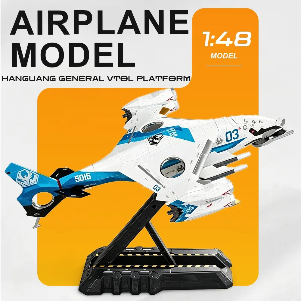 1:48 Scale Hanguang General VTOL Platform Aircraft Model Toy Rotatable Parts Alloy Diecast Miniature Models for Brothers Present
1:48 Scale Hanguang General VTOL Platform Aircraft Model Toy Rotatable Parts Alloy Diecast Miniature Models for Brothers Present