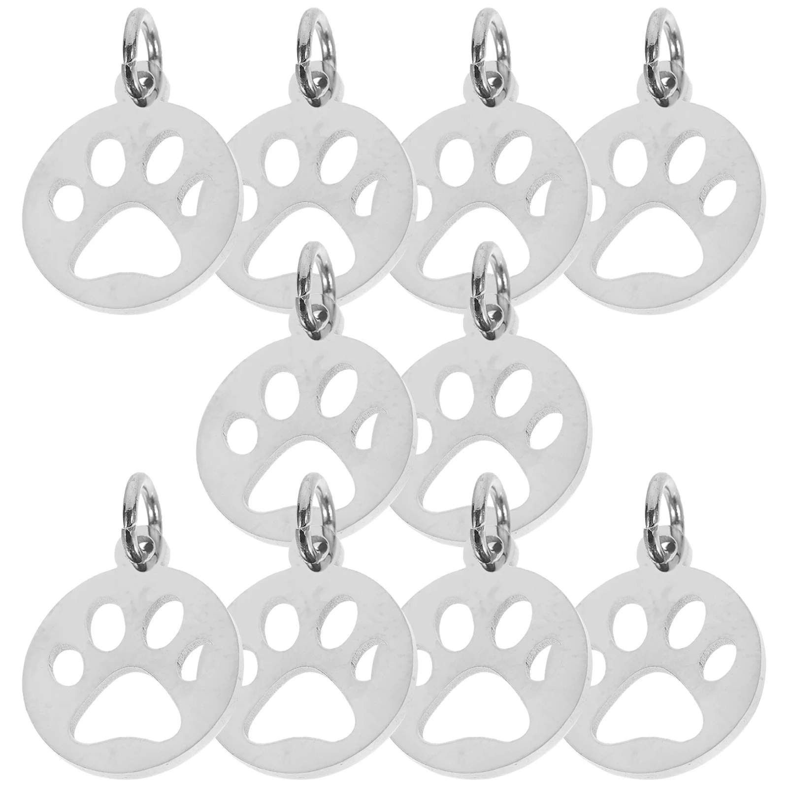 10Pcs Dog Paw Stainless Steel Hollow Charms Flat Round Pendants DIY Jewelry Making Keychain Accessories Dog Paw Charms
10Pcs Dog Paw Stainless Steel Hollow Charms Flat Round Pendants DIY Jewelry Making Keychain Accessories Dog Paw Charms