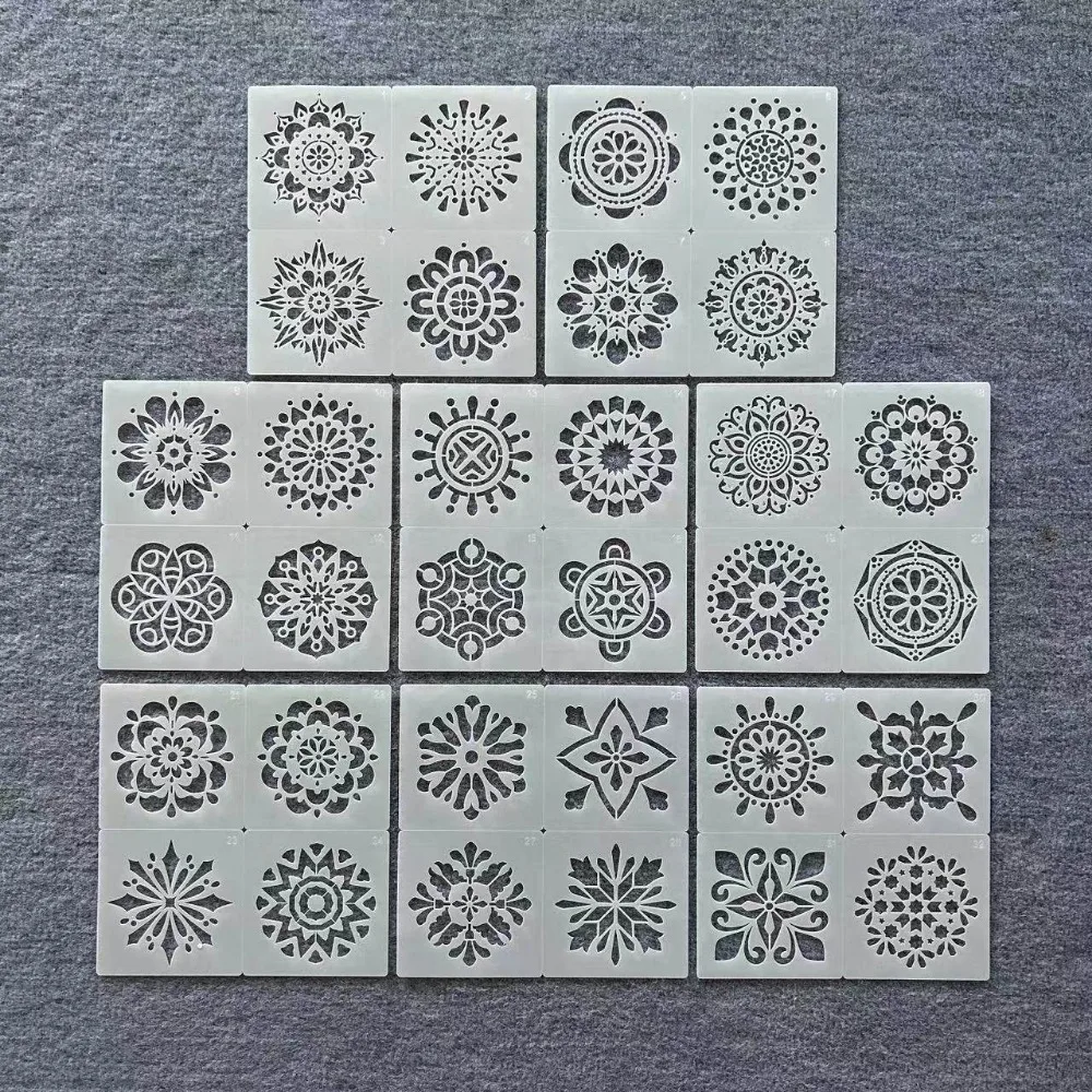 Маленькие многоразмерные геометрические трафареты, креативный нерегулярный узор, шаблоны для рисования мандалы для рисования, настенная плитка, рукоделие
Маленькие многоразмерные геометрические трафареты, креативный нерегулярный узор, шаблоны для рисования мандалы для рисования, настенная плитка, рукоделие