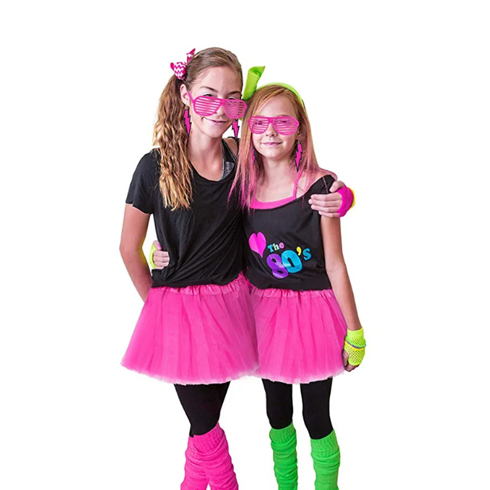 6 шт., нарядный костюм 80-х годов, неоновое ожерелье, серьги, ажурные перчатки, юбки-пачки, ретро-дискотека, аксессуары, розово-красный наряд
6 шт., нарядный костюм 80-х годов, неоновое ожерелье, серьги, ажурные перчатки, юбки-пачки, ретро-дискотека, аксессуары, розово-красный наряд