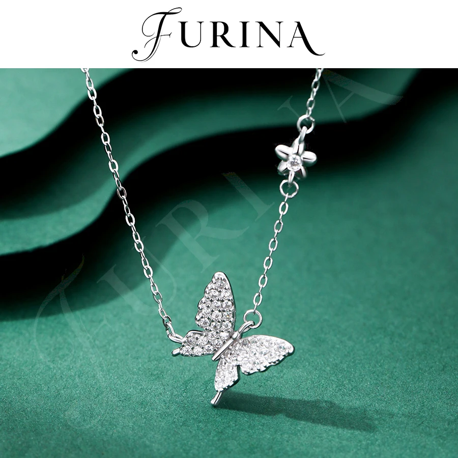 Furina Original S999 Sterling Silver Necklace With Certificate Gift Packag Luxury Zircon Butterfly Jewelry For Girfriend Gifts
Furina Original S999 Sterling Silver Necklace With Certificate Gift Packag Luxury Zircon Butterfly Jewelry For Girfriend Gifts