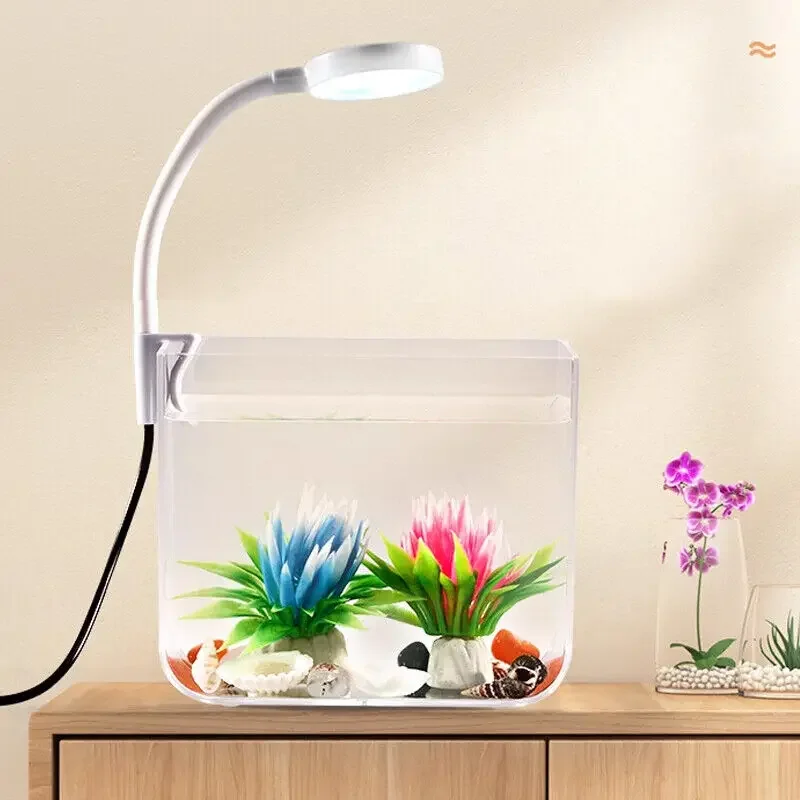 Mini Betta Fish Tank Small Nano Rimless Aquarium Clear Glass Small Size Tall Desktop Fish Tank for Home Office
Mini Betta Fish Tank Small Nano Rimless Aquarium Clear Glass Small Size Tall Desktop Fish Tank for Home Office
