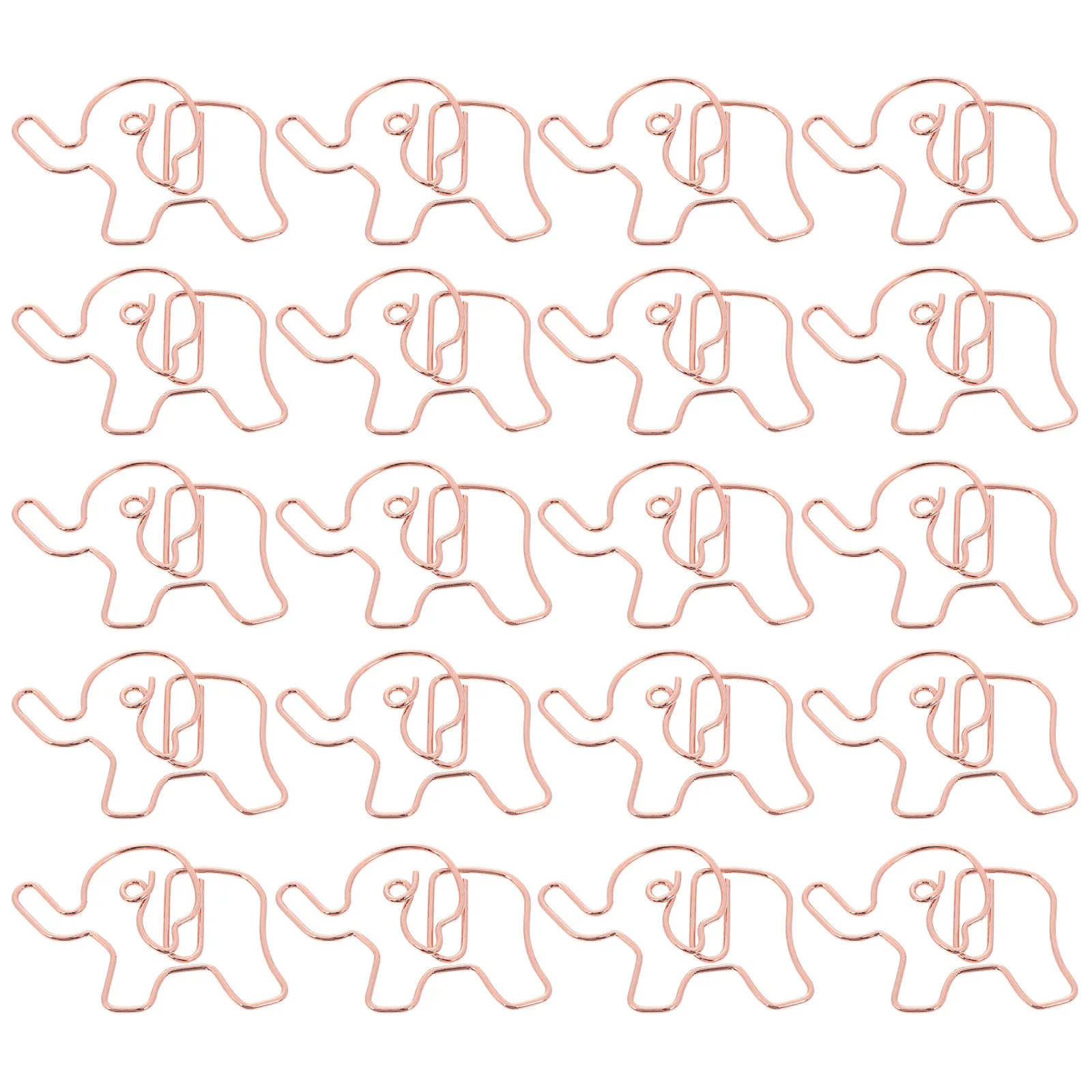 20pcs Elephant Shaped Paper Clips Colored Metal Cute Office School Supplies Large Animal Bookmarks For Documents Files
20pcs Elephant Shaped Paper Clips Colored Metal Cute Office School Supplies Large Animal Bookmarks For Documents Files