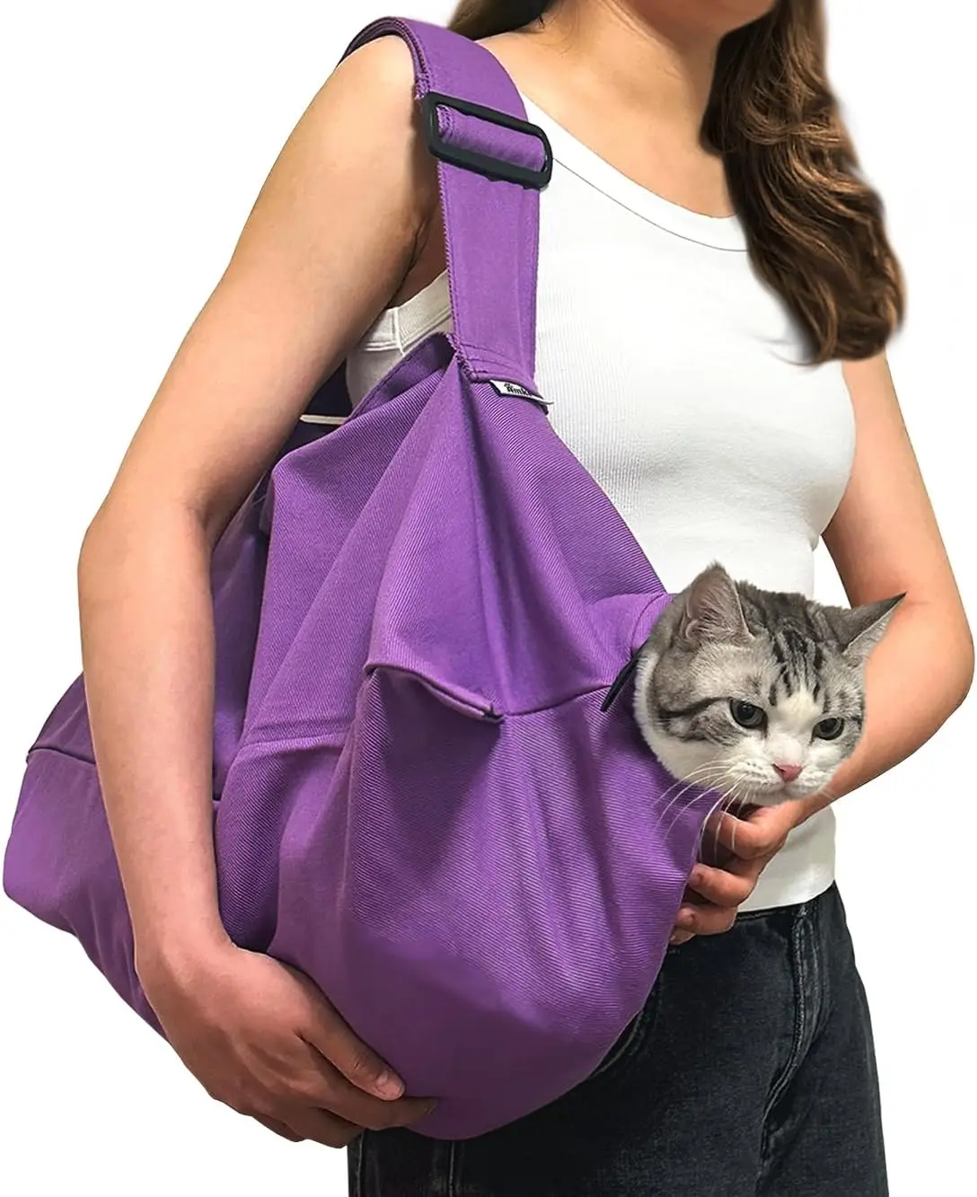 Cat Carrier Pouch for Medium Cats 10–20 lbs, Soft Cat Carrier with Upgraded Adjustable Strap, Durable Cotton Cat Bag for Nai
Cat Carrier Pouch for Medium Cats 10–20 lbs, Soft Cat Carrier with Upgraded Adjustable Strap, Durable Cotton Cat Bag for Nai