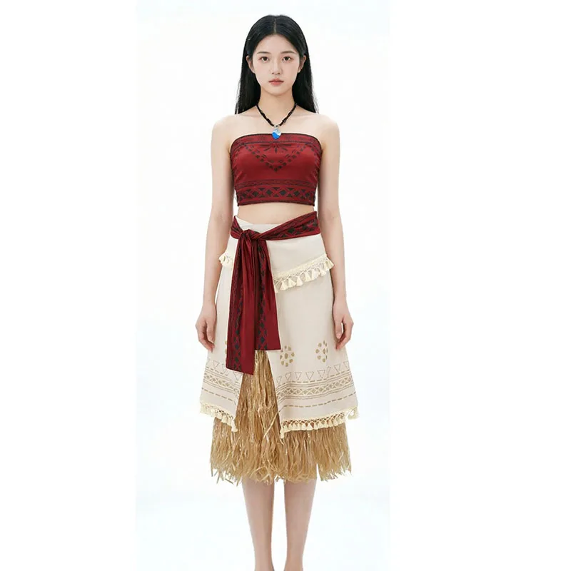 Anime Cosplay Costume Moana Top And Skirt Set Halloween Party Masquerade Performance Clothe For Women Summer Beach Outfit
Anime Cosplay Costume Moana Top And Skirt Set Halloween Party Masquerade Performance Clothe For Women Summer Beach Outfit