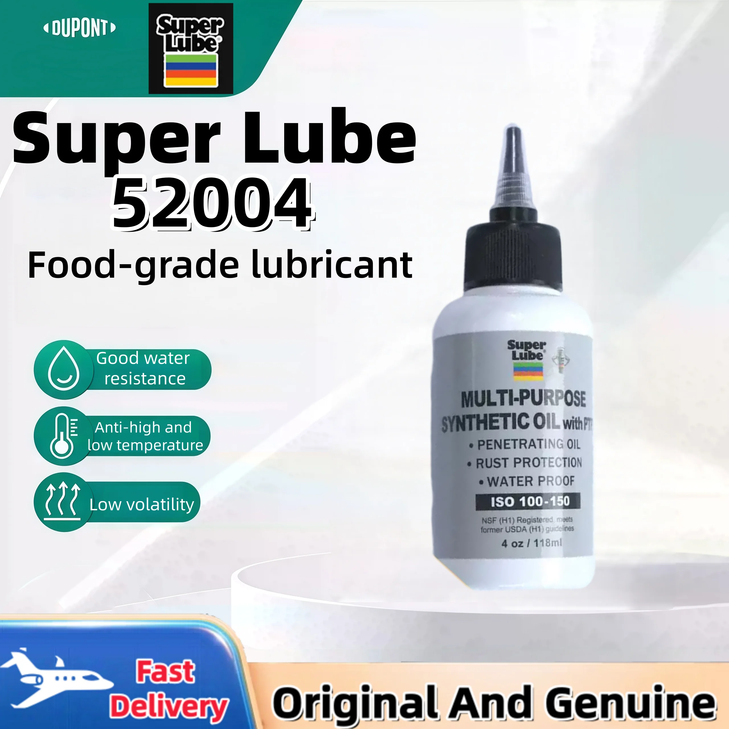 Original Super Lube 52004 Synthetic Lightweight Oil Grease - NSF Certified Food Grade Lubricant
Original Super Lube 52004 Synthetic Lightweight Oil Grease - NSF Certified Food Grade Lubricant