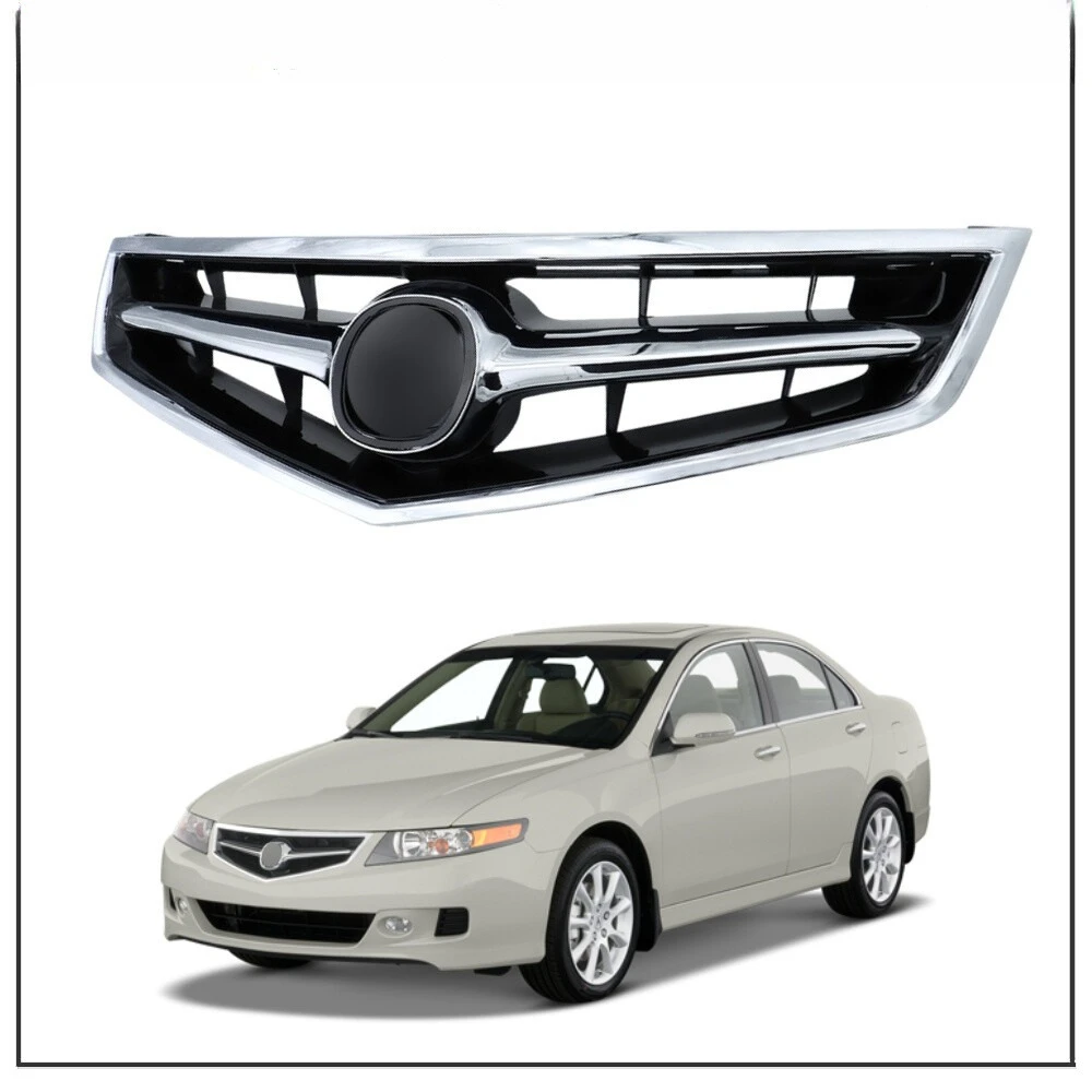 Front Grille Replacement W/Chrome Molding Fit For Acura TSX 2006 2007 2008
Front Grille Replacement W/Chrome Molding Fit For Acura TSX 2006 2007 2008