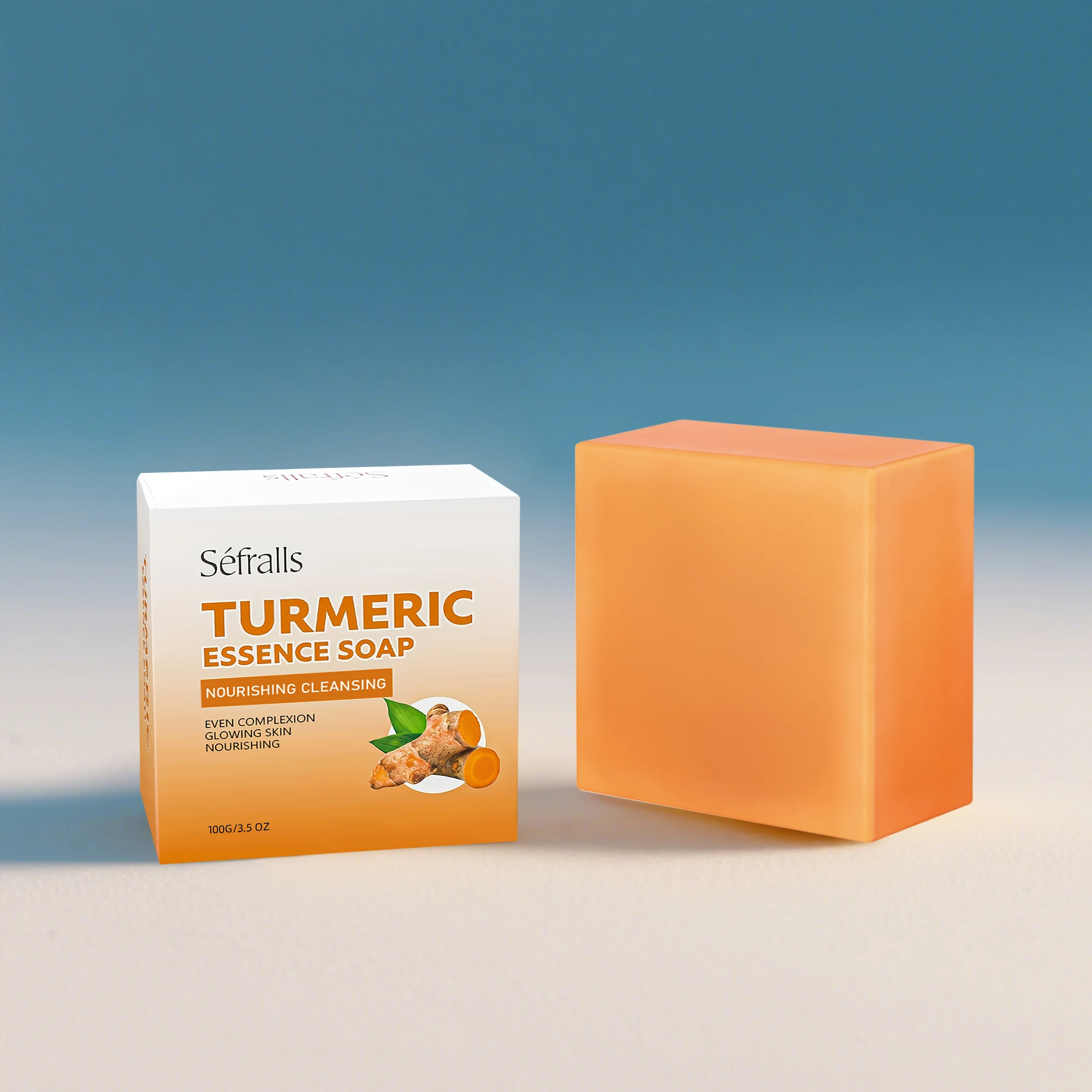 Séfralls Turmeric Soap 100g Body CareBrighteningAnti-AgingFade Dark SpotsGentle CleansingExfoliatingArmpit DullnessMoisturising
Séfralls Turmeric Soap 100g Body CareBrighteningAnti-AgingFade Dark SpotsGentle CleansingExfoliatingArmpit DullnessMoisturising