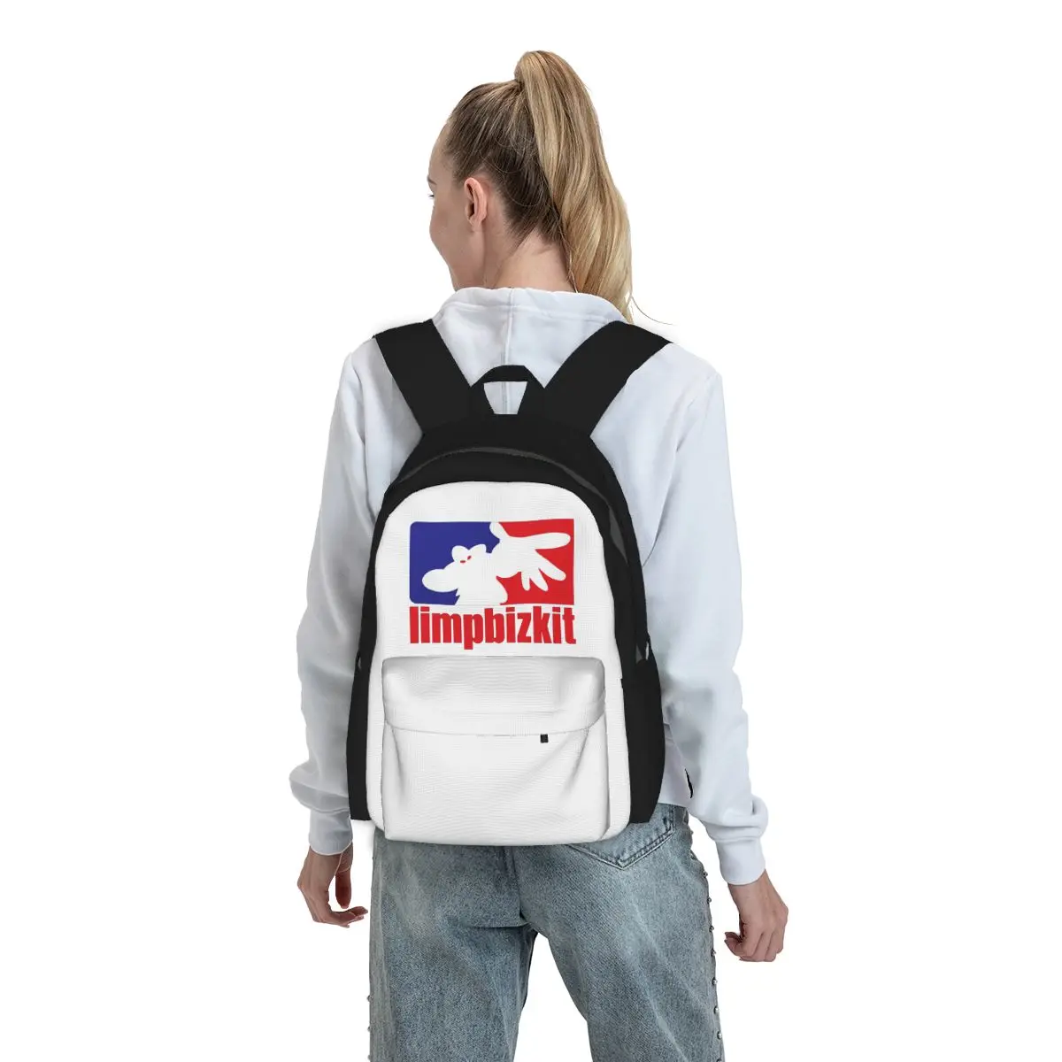 Limp Bizkit Backpack Student BookBag Children School Bag Computer Shoulder Bags for Men Women
Limp Bizkit Backpack Student BookBag Children School Bag Computer Shoulder Bags for Men Women
