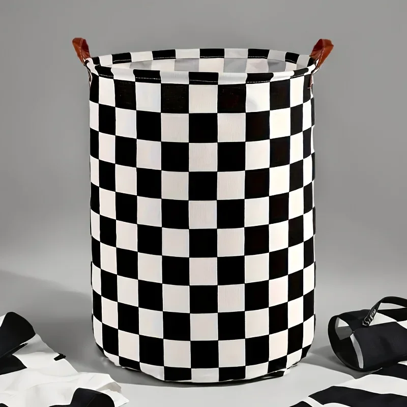Foldable Checkered Laundry Basket Clothing Storage for Storage Bin Car Toy Bins Gift Baskets Bedroom Clothes Boys Nursery Hamper
Foldable Checkered Laundry Basket Clothing Storage for Storage Bin Car Toy Bins Gift Baskets Bedroom Clothes Boys Nursery Hamper