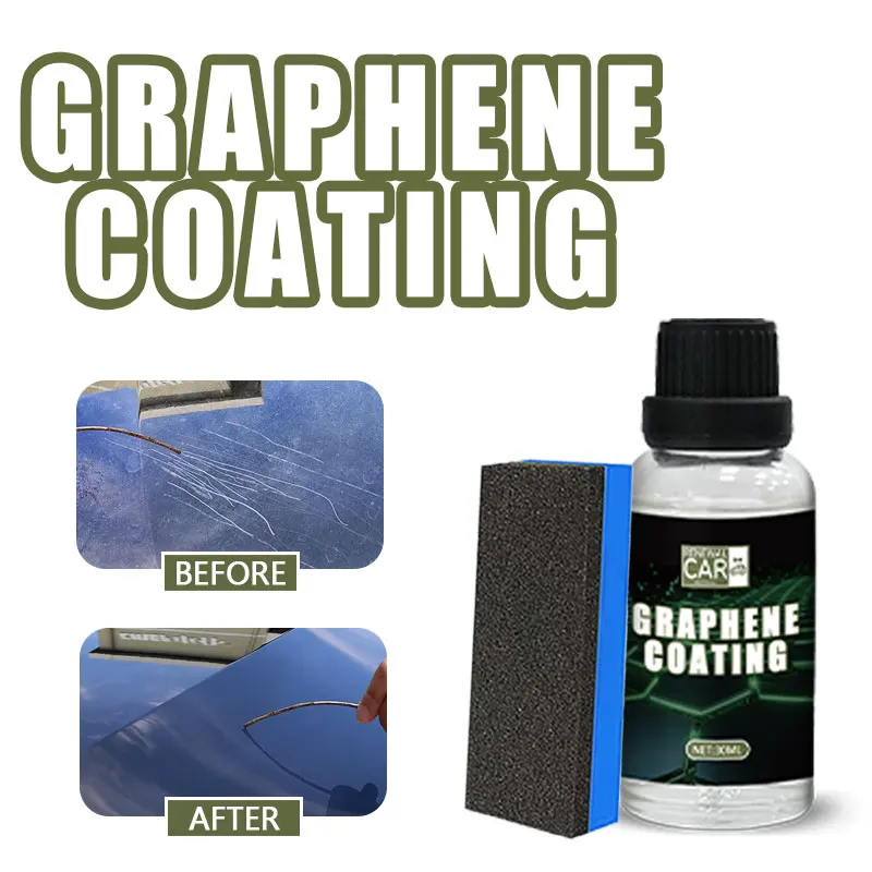 Автомобильное графеновое покрытие - нано - керамика, 360° ° Защита краски, глянцевая, устойчивость к царапинам, набор 30 мл
Автомобильное графеновое покрытие - нано - керамика, 360° ° Защита краски, глянцевая, устойчивость к царапинам, набор 30 мл