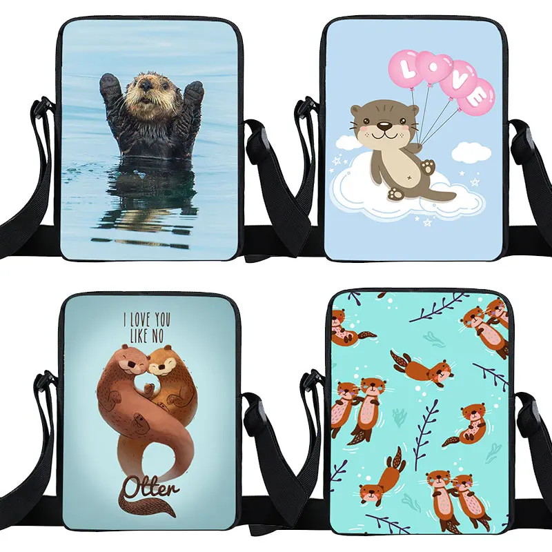 Cartoon Sea Otters Print Print Messenger Bag Women Handbags Girls Small Satchel Casual Shoulder Bags Leisure Clutch Bookbag Gift
Cartoon Sea Otters Print Print Messenger Bag Women Handbags Girls Small Satchel Casual Shoulder Bags Leisure Clutch Bookbag Gift