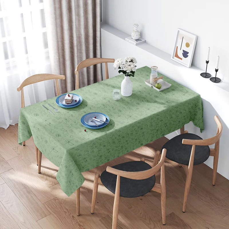 Green Floral Tablecloth: Rustic Home Decor for Dining Room Premium Quality Fabric for Kitchen Bedroom Use - Multi-Sized Options
Green Floral Tablecloth: Rustic Home Decor for Dining Room Premium Quality Fabric for Kitchen Bedroom Use - Multi-Sized Options