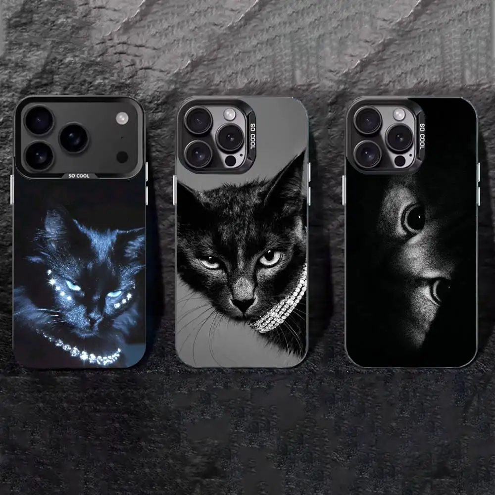 Black Cat Staring Eye Phone Case For iPhone 17,16,15,14,13,12,11 Plus,Pro Max,XS,Colored silver phone case
Black Cat Staring Eye Phone Case For iPhone 17,16,15,14,13,12,11 Plus,Pro Max,XS,Colored silver phone case