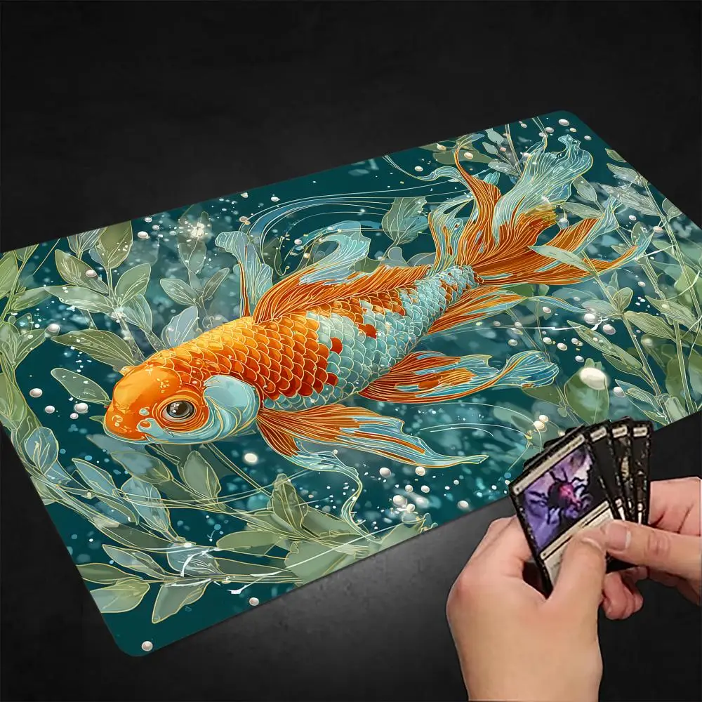 Lucky Koi MTG Playmat Magic Card Battle Mat Non-Slip Durable Commander playmat Board Game Mat for TCG HD printing card mat
Lucky Koi MTG Playmat Magic Card Battle Mat Non-Slip Durable Commander playmat Board Game Mat for TCG HD printing card mat