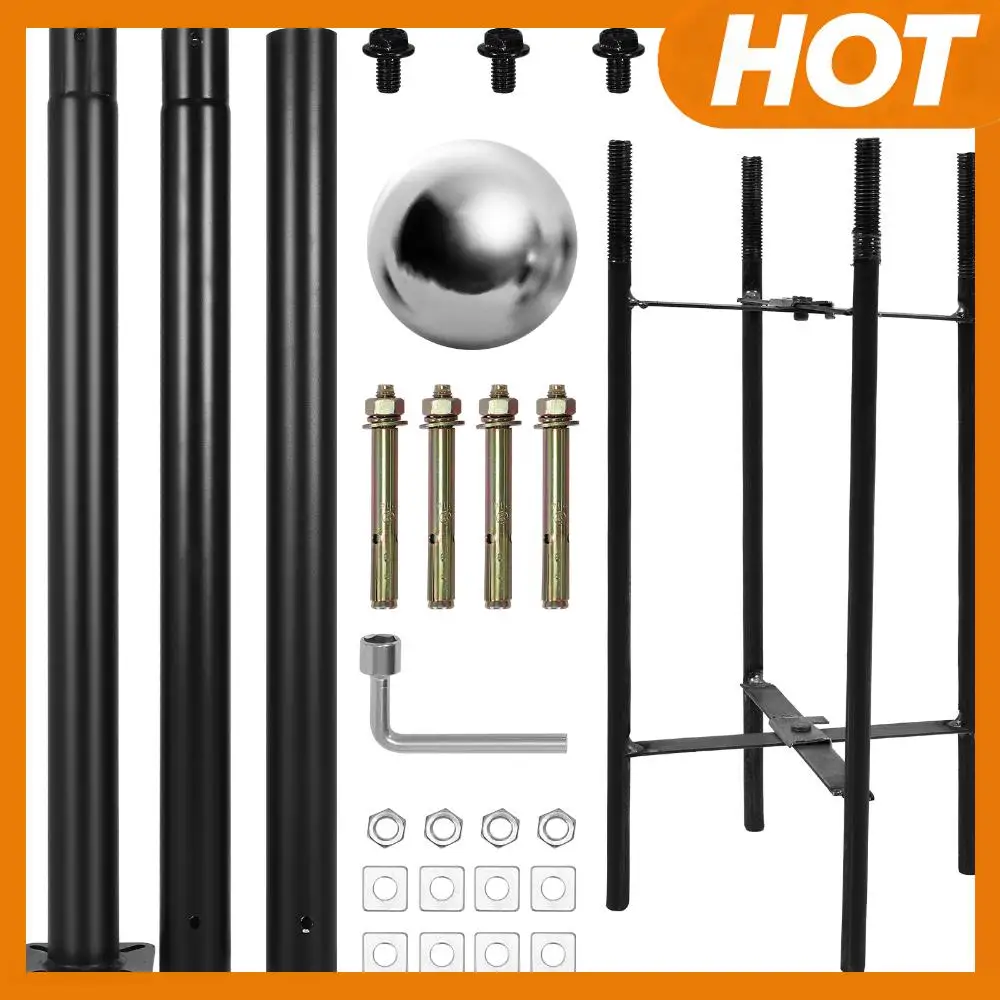 10Ft Tall Street Light Pole with Rebar Cage Base Metal Split Road Poles Splicing Lights Column for Parking Backyard Patio Yard
10Ft Tall Street Light Pole with Rebar Cage Base Metal Split Road Poles Splicing Lights Column for Parking Backyard Patio Yard