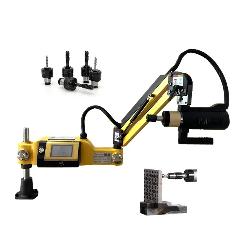 M3-M20 M6-M36 CNC Electric Tapping Machine Vertical Universal Drilling Tapper with ISO Chuck Easy Arm Power Tool Servo Motor
M3-M20 M6-M36 CNC Electric Tapping Machine Vertical Universal Drilling Tapper with ISO Chuck Easy Arm Power Tool Servo Motor