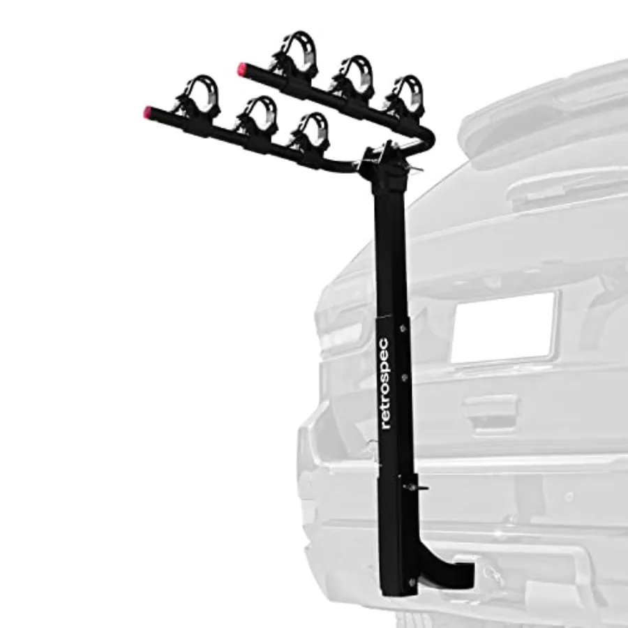 Car, truck, SUV rack hitch - 2in mount, foldable steel frame, black finish, anti-rattle adapter tie-down straps
Car, truck, SUV rack hitch - 2in mount, foldable steel frame, black finish, anti-rattle adapter tie-down straps