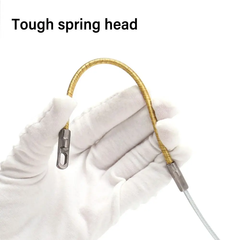 Electrician For Repair Fast Auxiliary Tools Wire Cable Elastic Threader Connector Head Automatic Thread Guide Fish Tape Leader
Electrician For Repair Fast Auxiliary Tools Wire Cable Elastic Threader Connector Head Automatic Thread Guide Fish Tape Leader