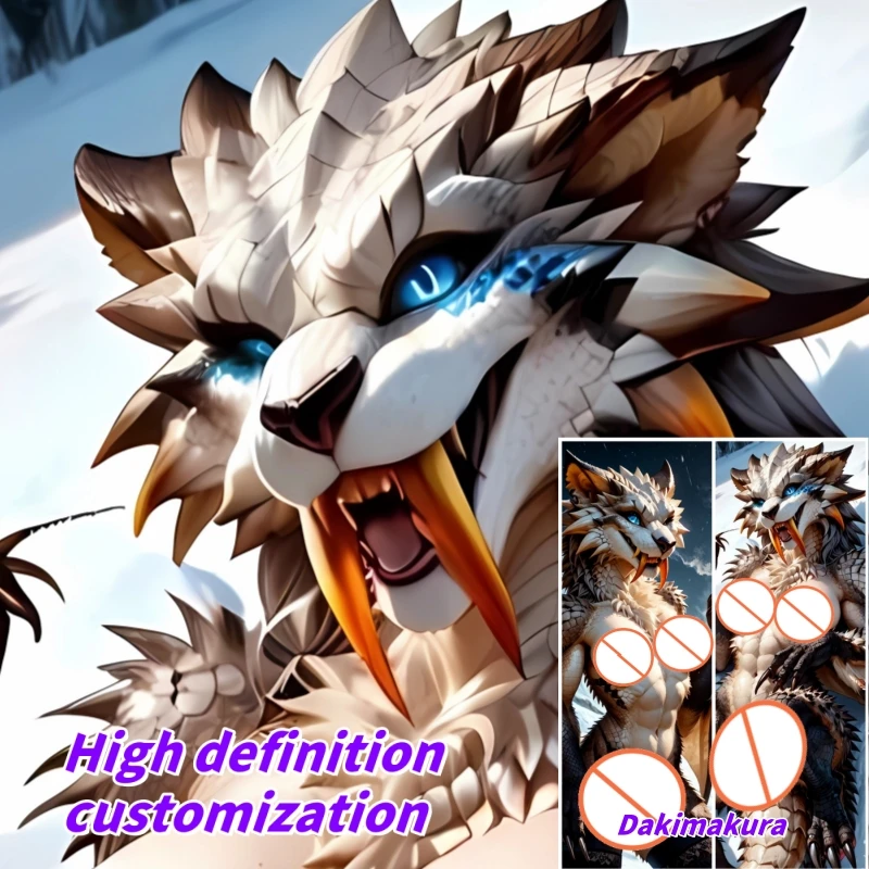 Dakimakura Anime Pillow Case Animal Orcs Dinosaur Double-sided Print Of Life-size Body Pillowcase Gifts Can be Customized
Dakimakura Anime Pillow Case Animal Orcs Dinosaur Double-sided Print Of Life-size Body Pillowcase Gifts Can be Customized