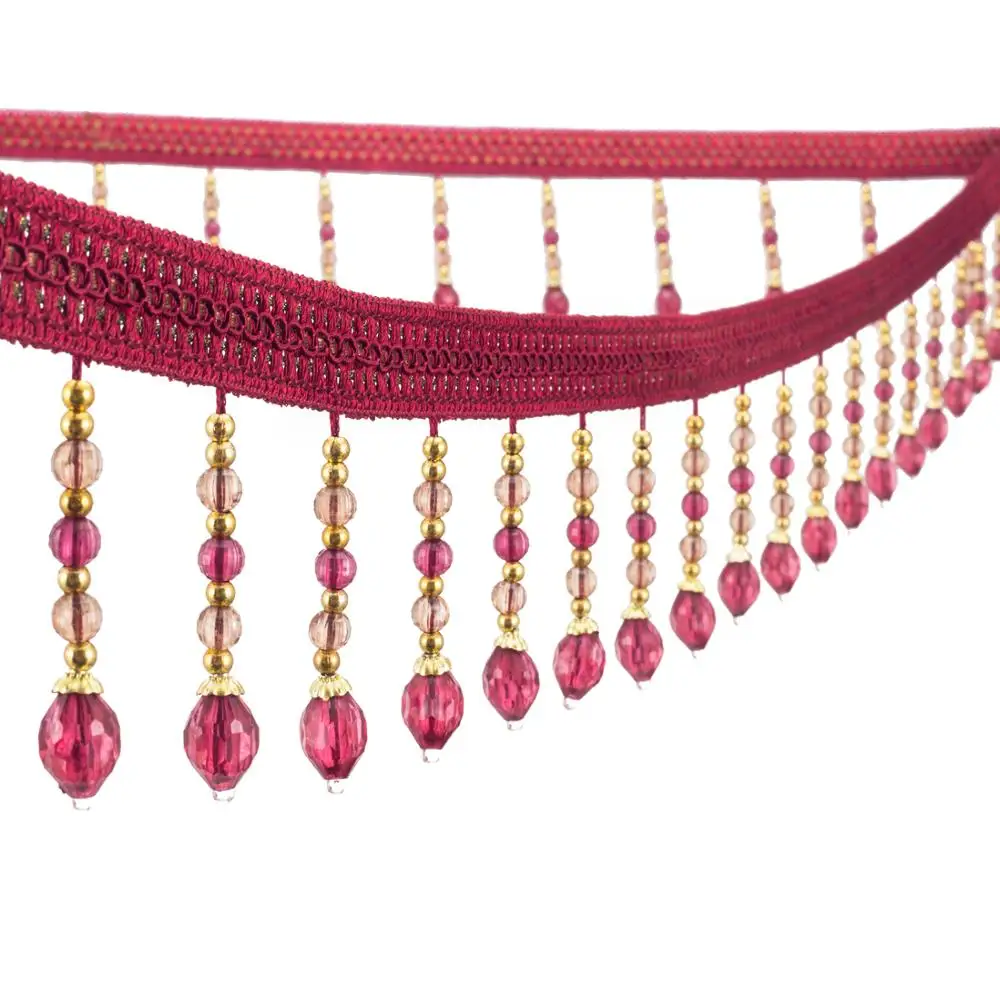 11.5 Meter Tassel Fringe Trim pumpkin Crystal Beaded Ribbon For Sewing Curtain Accessory Lace Decor DIY Costume Crafts
11.5 Meter Tassel Fringe Trim pumpkin Crystal Beaded Ribbon For Sewing Curtain Accessory Lace Decor DIY Costume Crafts