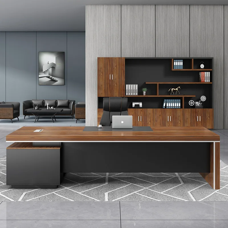 Simple Modern President Desk Manager Supervisor Desk and Chair Combination Large Class Boss Desk Office Furniture
Simple Modern President Desk Manager Supervisor Desk and Chair Combination Large Class Boss Desk Office Furniture