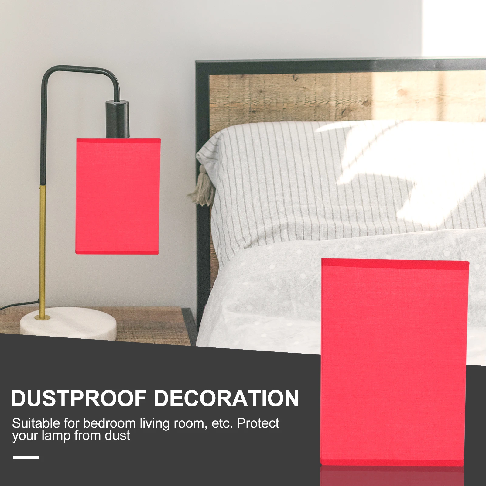 Creative 1 Pack Square Lampshade Replacement Decorative Light Cover For Bedroom Living Room Dustproof Durable Simple Style Table
Creative 1 Pack Square Lampshade Replacement Decorative Light Cover For Bedroom Living Room Dustproof Durable Simple Style Table