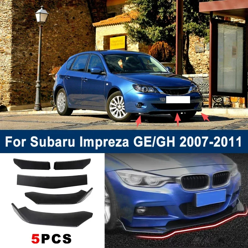 Adjustable 5Pcs Sectional Front Spoiler Lip For Subaru Impreza GE GH 2007-2011 Front Bumper Splitter Car Exterior Sport Body Kit
Adjustable 5Pcs Sectional Front Spoiler Lip For Subaru Impreza GE GH 2007-2011 Front Bumper Splitter Car Exterior Sport Body Kit