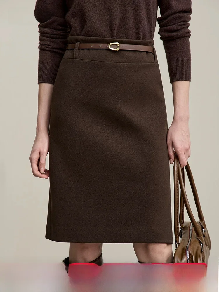 High Waist Thiened Floing A-Line Midi Skirt Woolen Commute Office Ladies Faion Autumn Winter Polyester Fiber Skirt
High Waist Thiened Floing A-Line Midi Skirt Woolen Commute Office Ladies Faion Autumn Winter Polyester Fiber Skirt