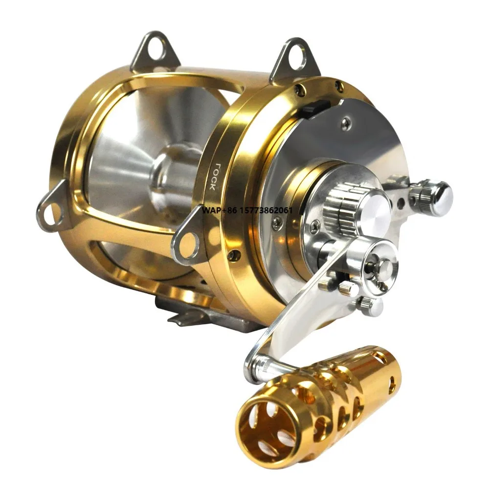 All Matel 80W 2 Speed Trolling Reel Deep Sea Big Game Fishing Reel Heavy Duty Saltwater Boat Wheel Marine Tuna Game Reel
All Matel 80W 2 Speed Trolling Reel Deep Sea Big Game Fishing Reel Heavy Duty Saltwater Boat Wheel Marine Tuna Game Reel