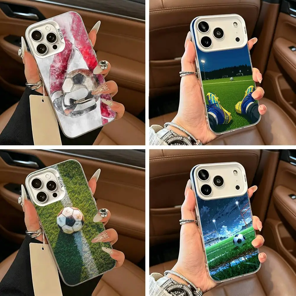 Football pattern Phone Case For iPhone 11 12 13 14 15 16Pro Max Plus white Sliver Phone Cover
Football pattern Phone Case For iPhone 11 12 13 14 15 16Pro Max Plus white Sliver Phone Cover