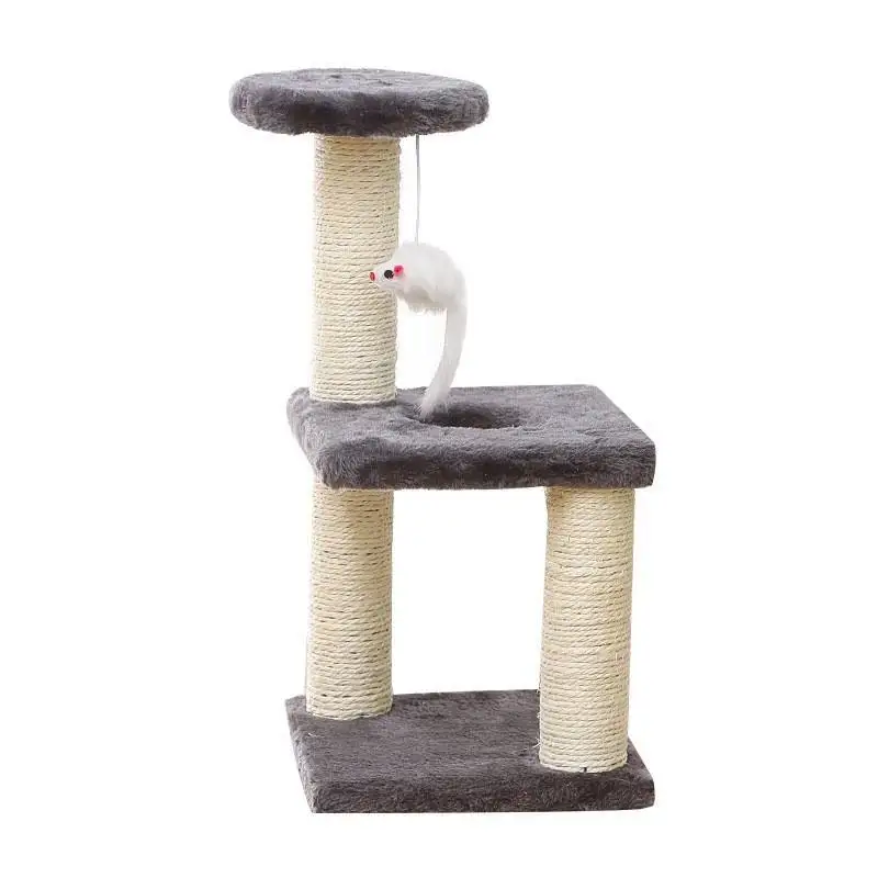 Manufacturer Wholesale High Quality Natural Sisal Cat Climbing Frame Three-column Three-layer Square Plate Cat Jumping Platform
Manufacturer Wholesale High Quality Natural Sisal Cat Climbing Frame Three-column Three-layer Square Plate Cat Jumping Platform