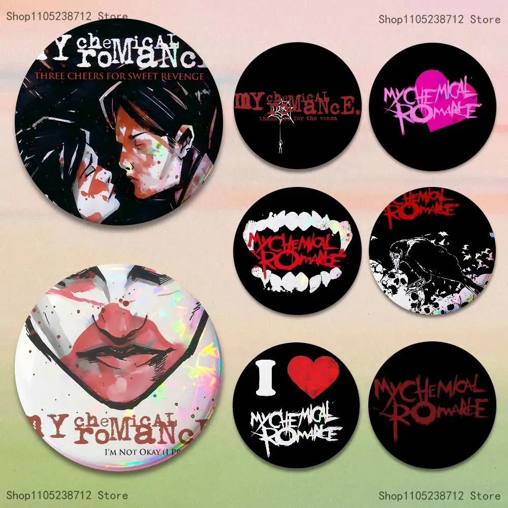 Band Rock MY C-CHEMICAL R-ROMANCEs Pins Backpack Clothes Jewelry Accessories Cartoon Round Brooch Button Badge Fans Collection
Band Rock MY C-CHEMICAL R-ROMANCEs Pins Backpack Clothes Jewelry Accessories Cartoon Round Brooch Button Badge Fans Collection
