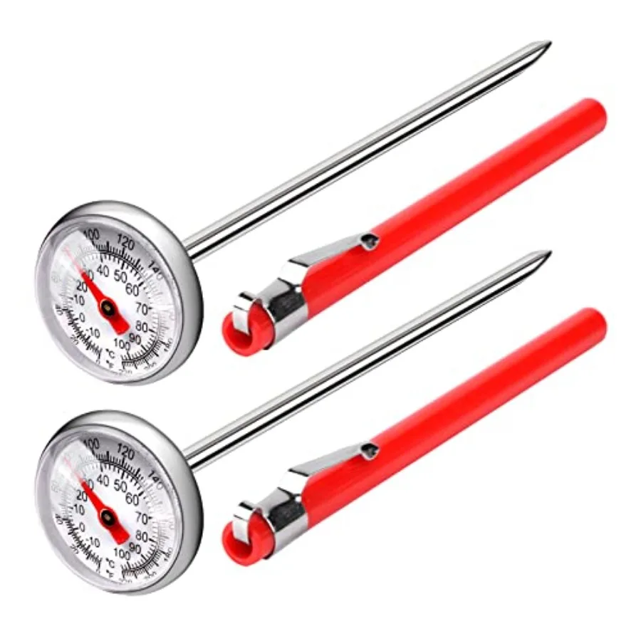 2 PCS Meat Thermometer for Grilling, Food Thermometer for Cooking, Milk, Meat Thermometers for Grilling Cooking, Kitchen Instan
2 PCS Meat Thermometer for Grilling, Food Thermometer for Cooking, Milk, Meat Thermometers for Grilling Cooking, Kitchen Instan