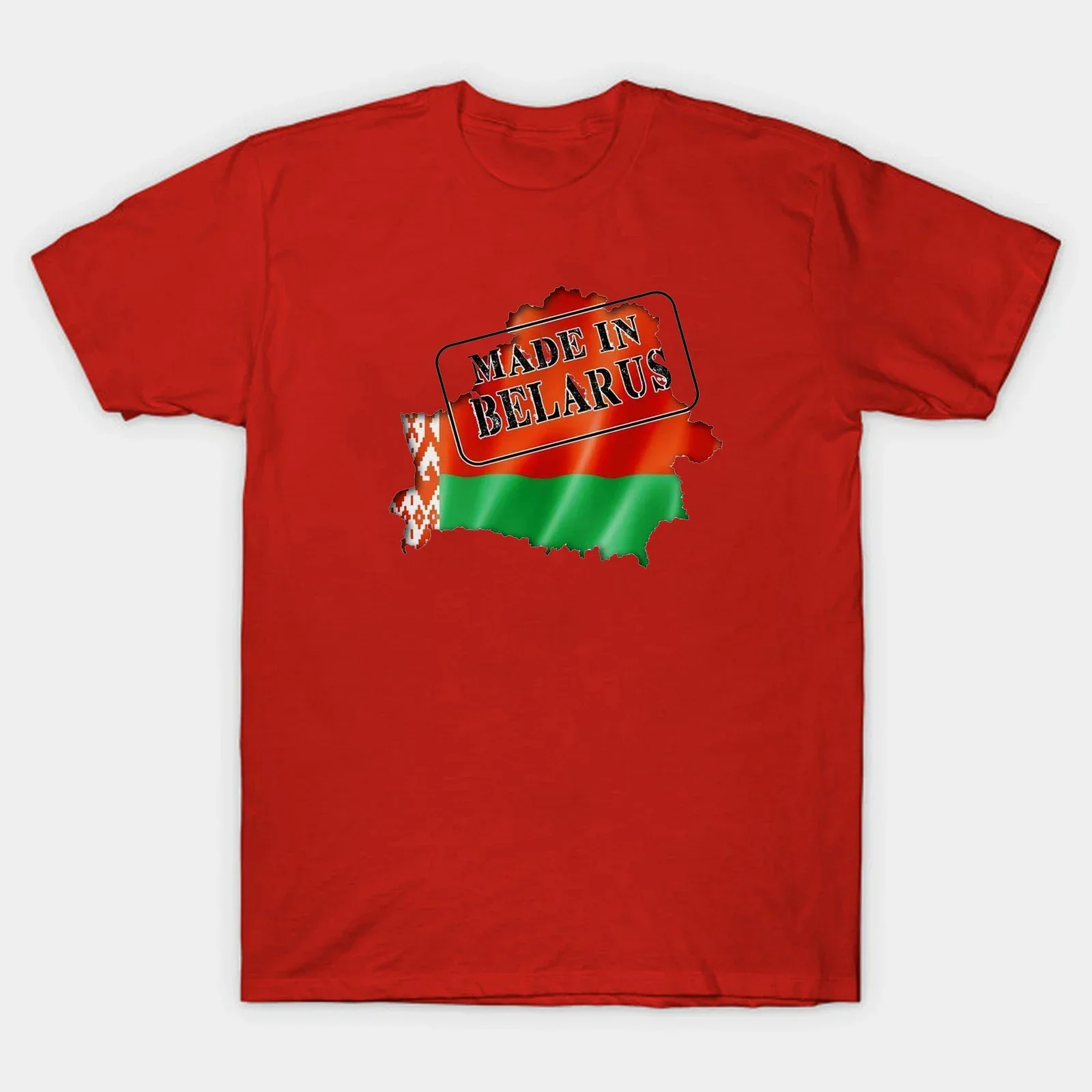Belorussia Flag and Map Country Pride Made In Belarus T Shirt. Short Sleeve 100% Cotton Casual T-shirts Loose Top Size S-3XL 
Belorussia Flag and Map Country Pride Made In Belarus T Shirt. Short Sleeve 100% Cotton Casual T-shirts Loose Top Size S-3XL