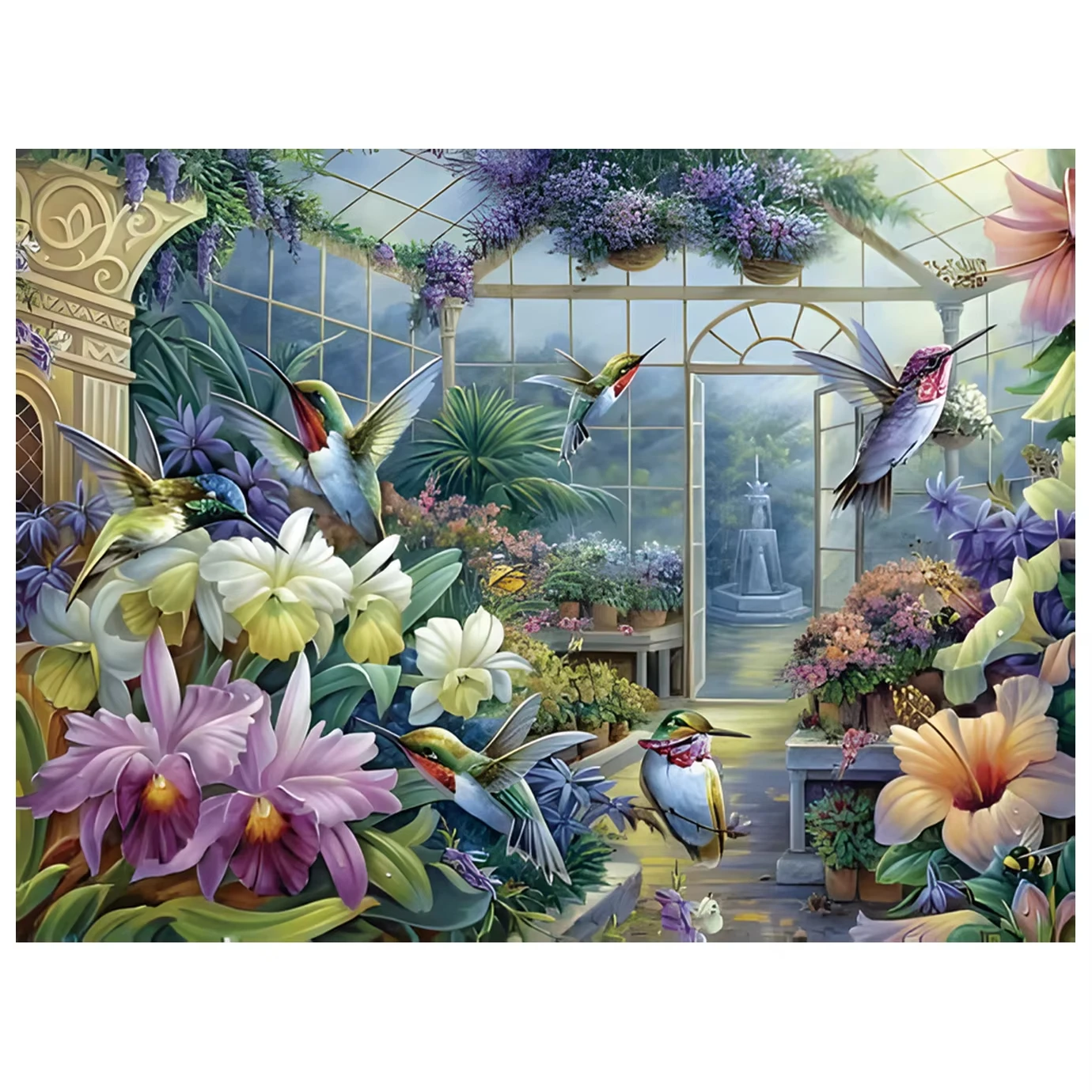 500/1000/1200/2000PCS Jigsaw Puzzle Hummingbird Garden Home Family Activity Games for Gameroom Bedroom Home Decor Frameless
500/1000/1200/2000PCS Jigsaw Puzzle Hummingbird Garden Home Family Activity Games for Gameroom Bedroom Home Decor Frameless