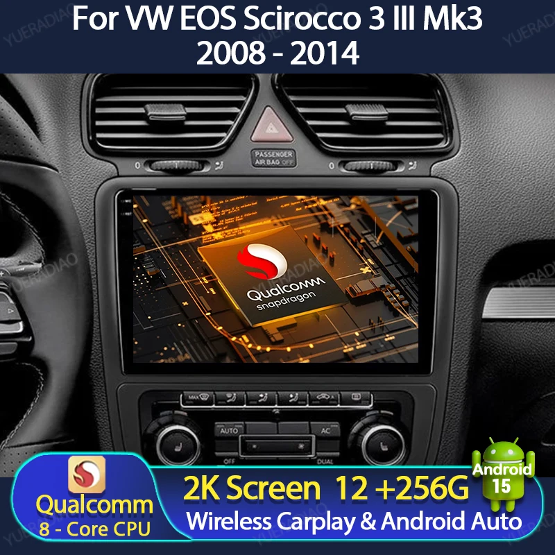 Android 15 Car Radio For Volkswagen VW Scirocco Eos 2007 - 2014 GPS NAVI 2DIN Multimedia Video Player QLED Qualcomm Head Unit BT
Android 15 Car Radio For Volkswagen VW Scirocco Eos 2007 - 2014 GPS NAVI 2DIN Multimedia Video Player QLED Qualcomm Head Unit BT