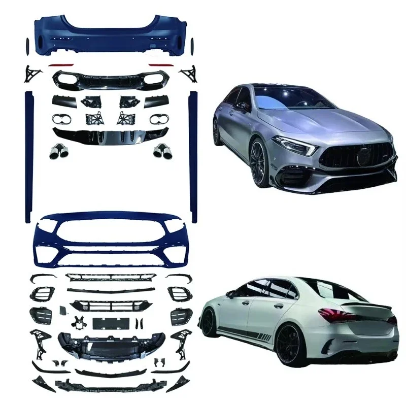 For A-Class W177 Sedan Pre-Facelift 2019-2025 45 Style Body Kit
For A-Class W177 Sedan Pre-Facelift 2019-2025 45 Style Body Kit