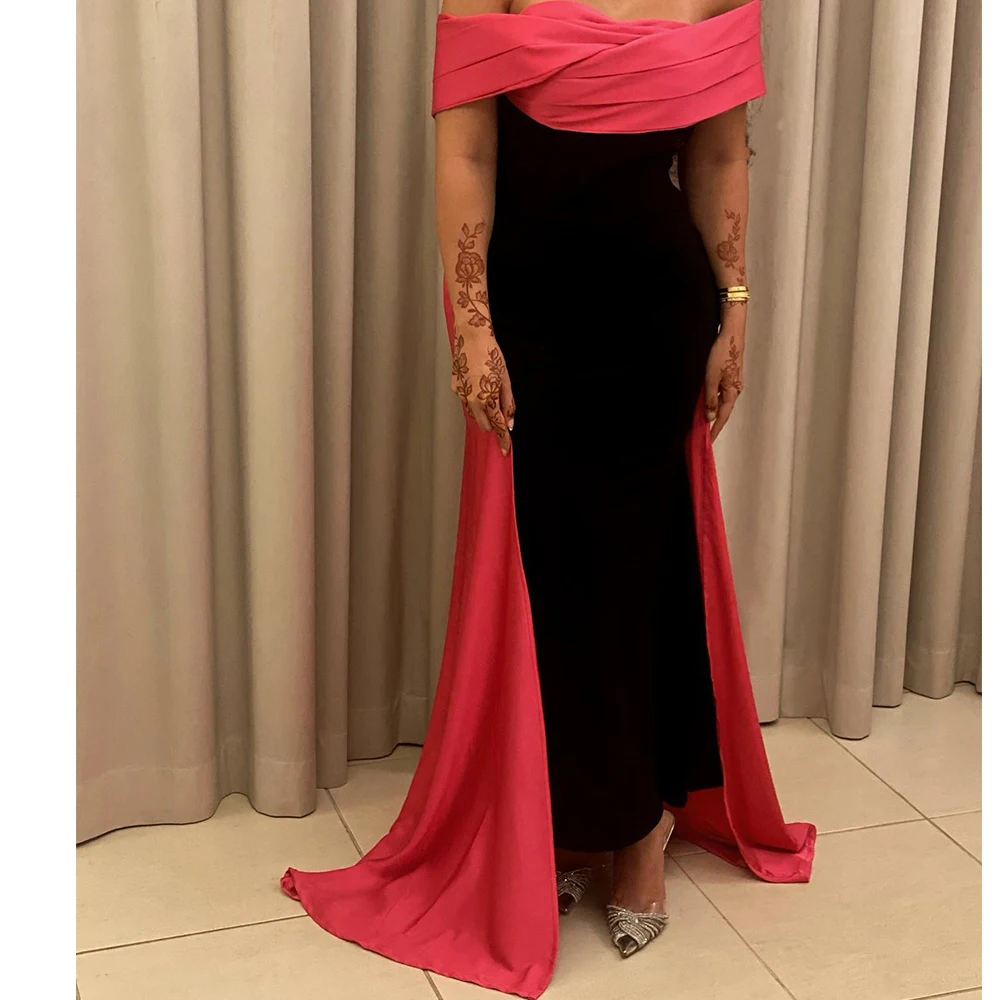 Modern Panel Train Pleats Ankle Length Evening Dresses Graceful Straight Off the Shoulder Strapless Party Gowns فساتين سهرة
Modern Panel Train Pleats Ankle Length Evening Dresses Graceful Straight Off the Shoulder Strapless Party Gowns فساتين سهرة