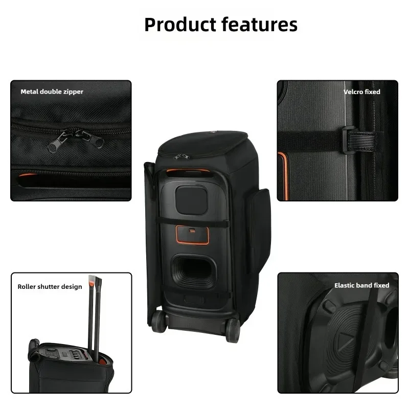 For PARTYBOX STAGE 320 Speaker Case Double Pocket Nylon Mesh Sound Cover Storage Bag Portable Party Speaker Protective Case
For PARTYBOX STAGE 320 Speaker Case Double Pocket Nylon Mesh Sound Cover Storage Bag Portable Party Speaker Protective Case