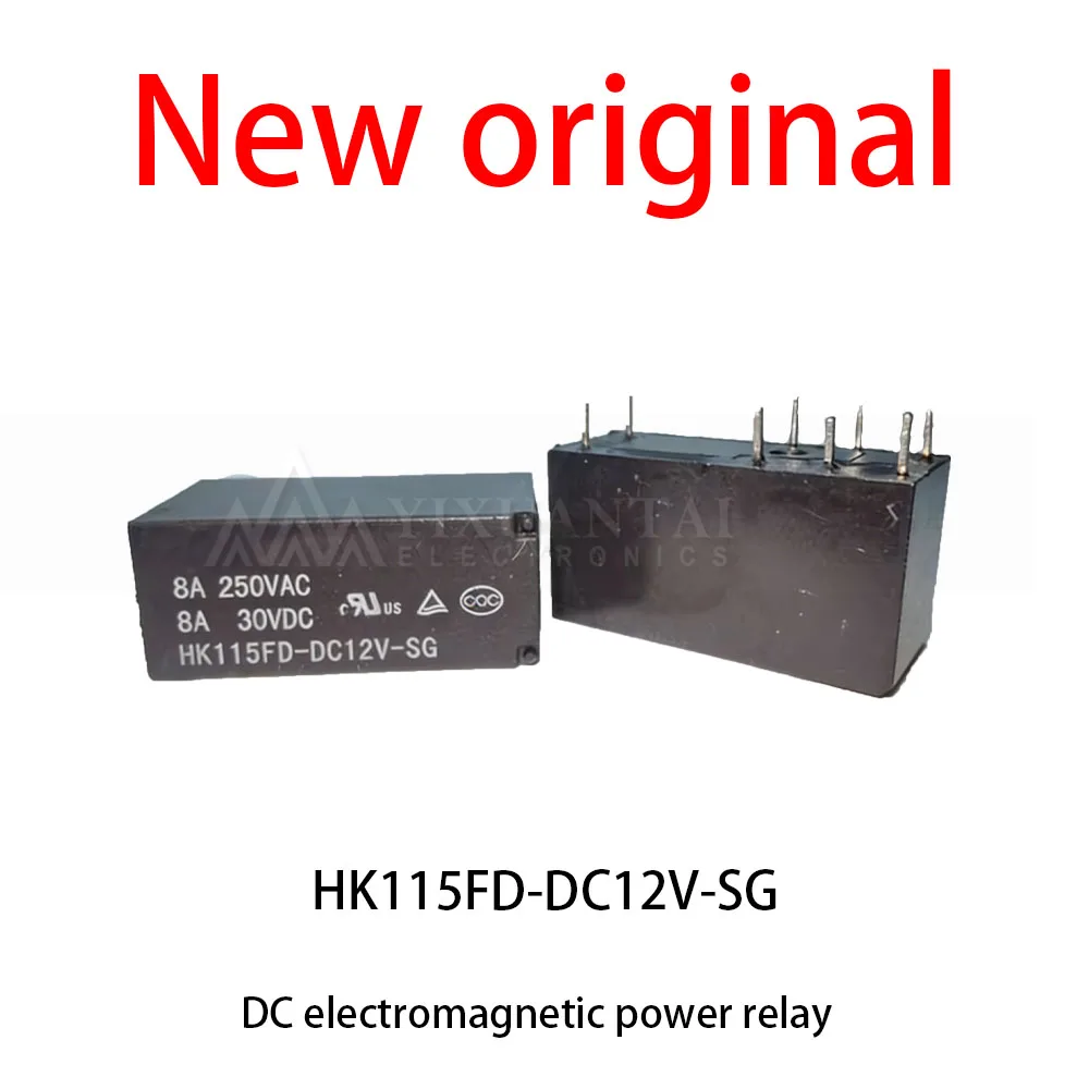 10Pcs/Lot New original HK115FD-DC12V-SG Electronic DC electromagnetic power relay
10Pcs/Lot New original HK115FD-DC12V-SG Electronic DC electromagnetic power relay