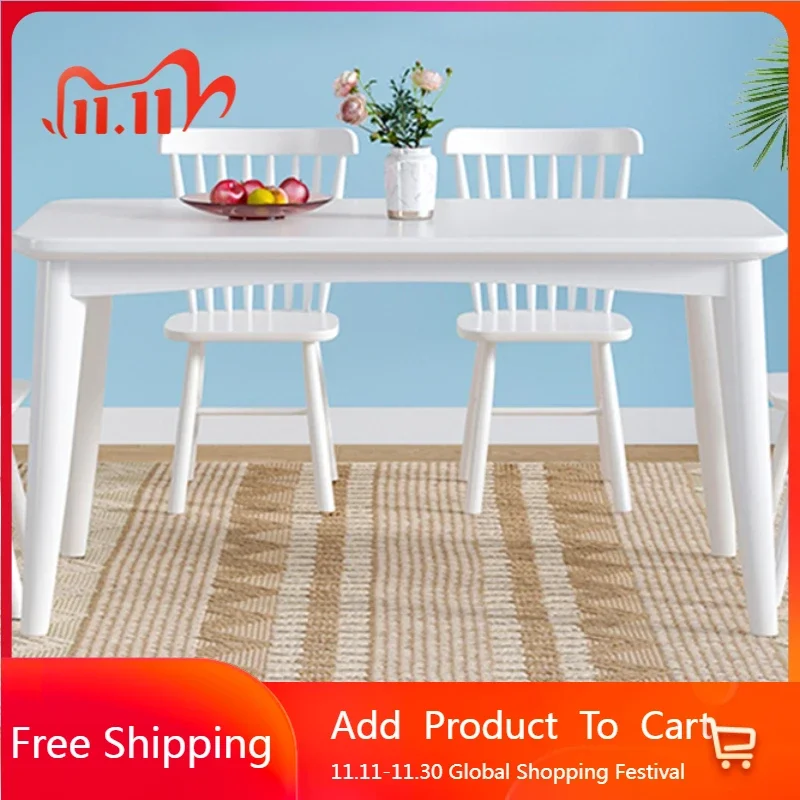 Обеденный стол для гостиной, прямоугольный скандинавский салон, минималистичный обеденный стол, кухня, кофейный мобильный стол, украшение Mesa Dobravel
Обеденный стол для гостиной, прямоугольный скандинавский салон, минималистичный обеденный стол, кухня, кофейный мобильный стол, украшение Mesa Dobravel