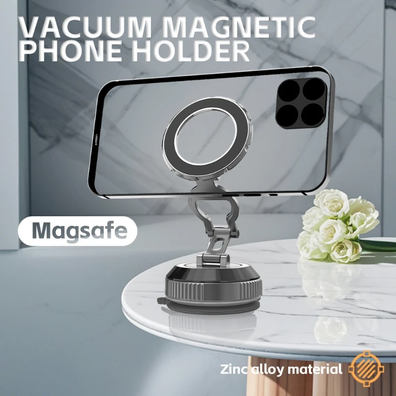 Foldable Portable 360degree Adjustable Strong Magnetic Car Holder Vacuum Suction Cup Ultra Stable Suction of Mobile Phone Holder
Foldable Portable 360degree Adjustable Strong Magnetic Car Holder Vacuum Suction Cup Ultra Stable Suction of Mobile Phone Holder